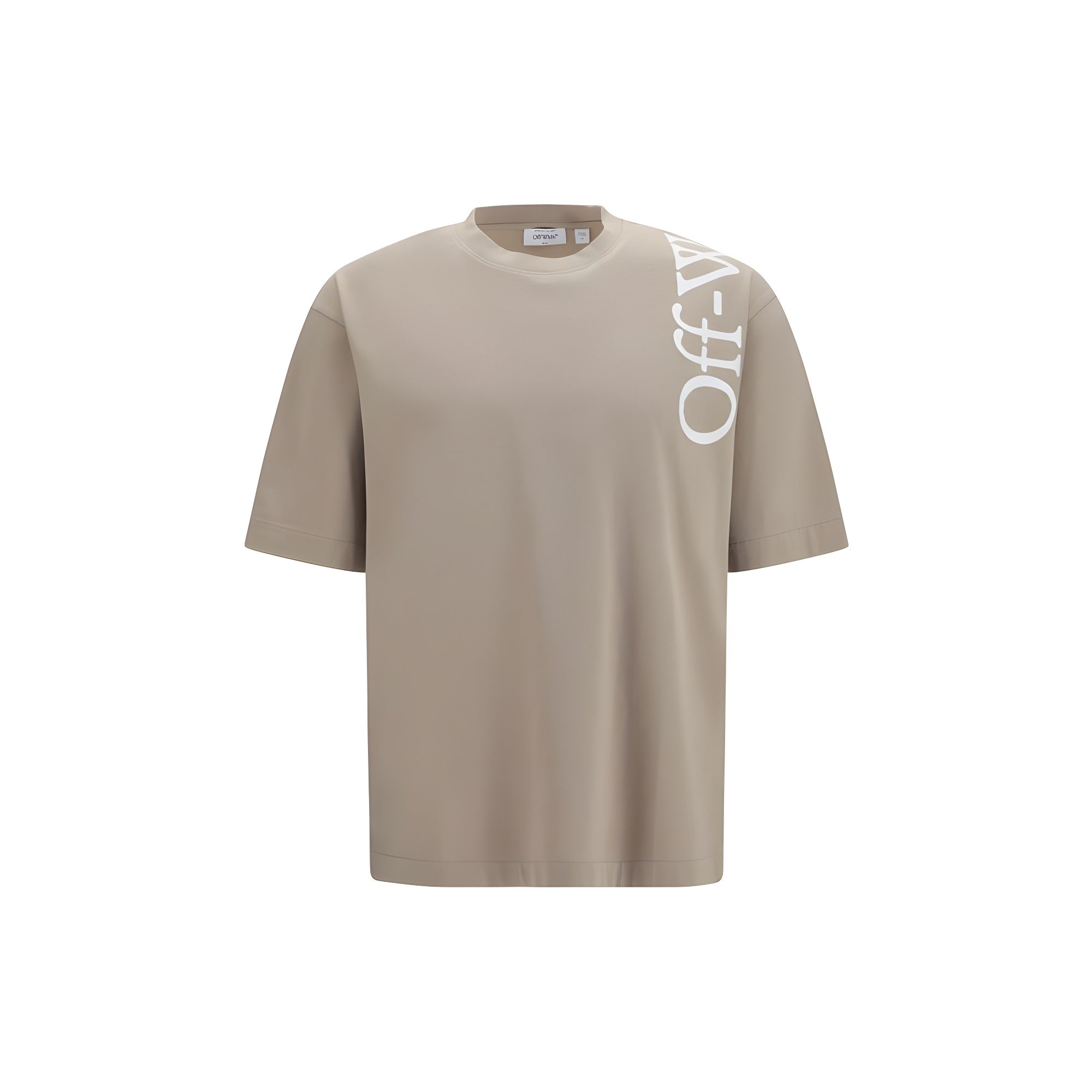 Tricou Off-White bej din bumbac