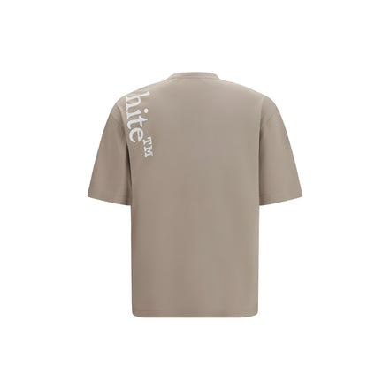 Tricou Off-White bej din bumbac