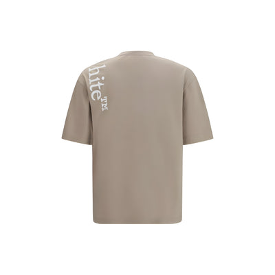 Tricou Off-White bej din bumbac