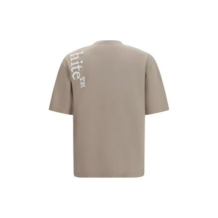 Tricou Off-White bej din bumbac