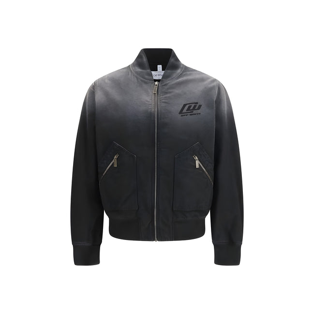 Off-White Black Cotton Bomber
