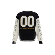 Off-White Black Cotton Cardigan