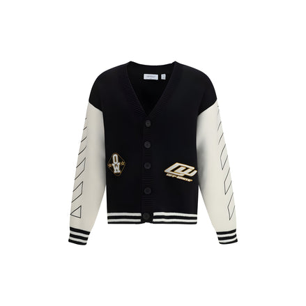 Cardigan negru Off-White din bumbac