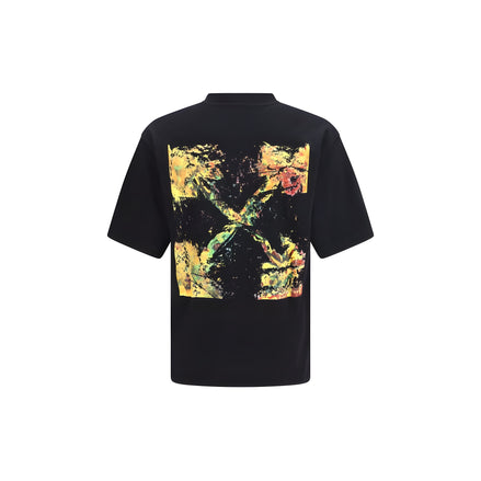 Tricou Off-White negru din bumbac Spices Arrow