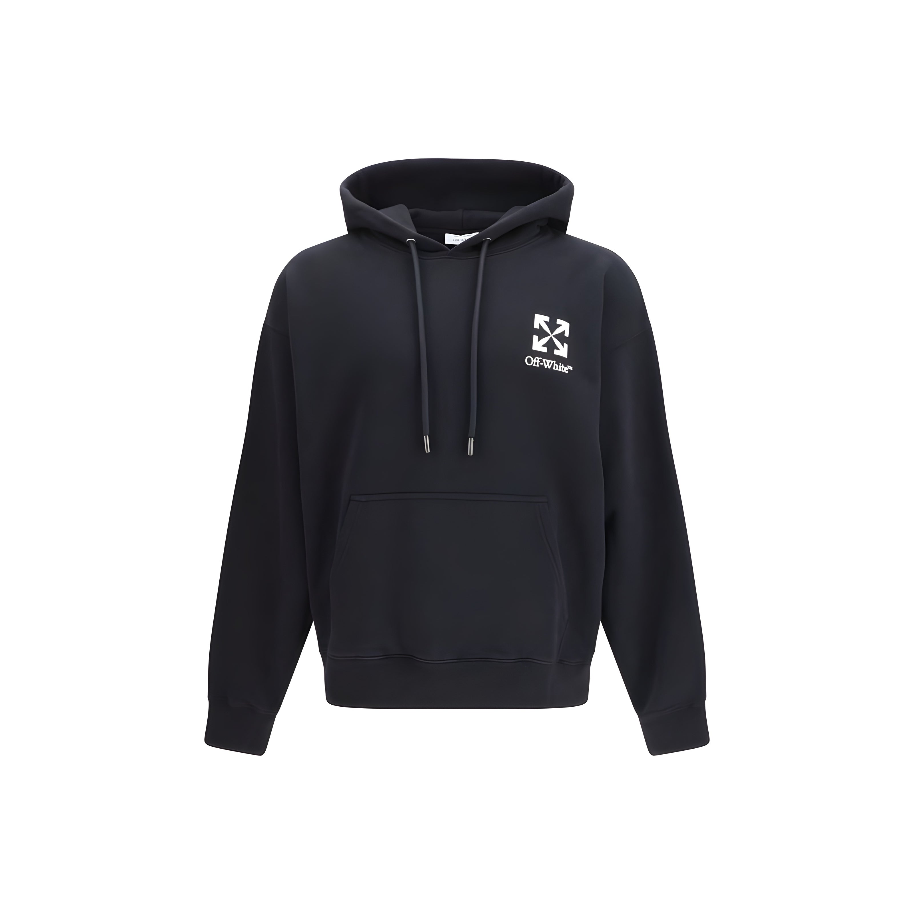 Off-White Black Cotton Sweatshirt