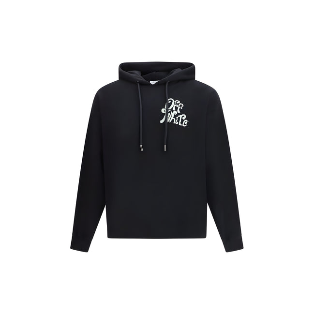 Off-White Black Cotton Sweatshirt