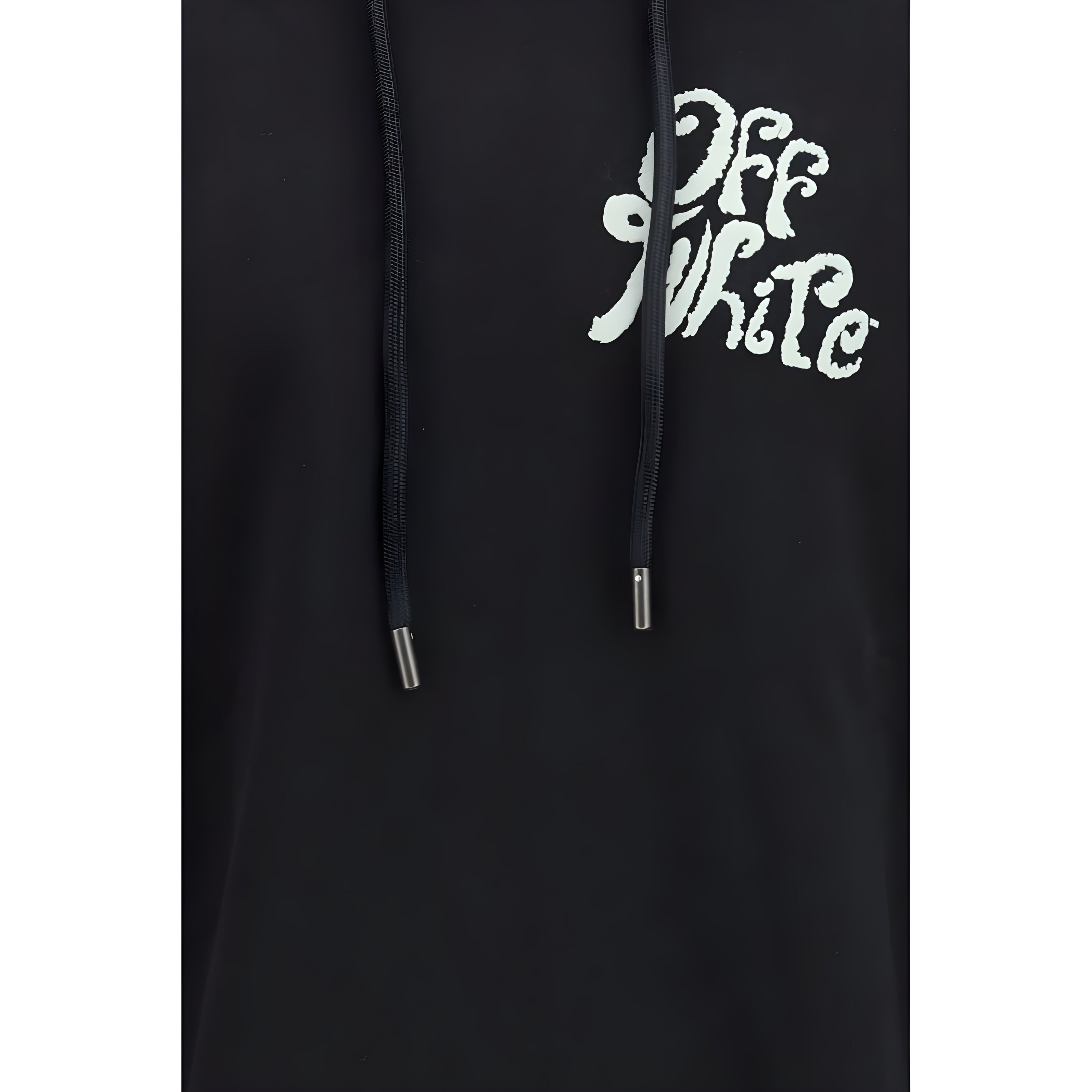 Off-White Black Cotton Sweatshirt