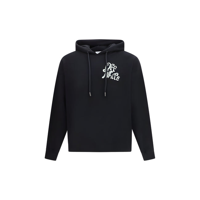 Off-White Black Cotton Sweatshirt