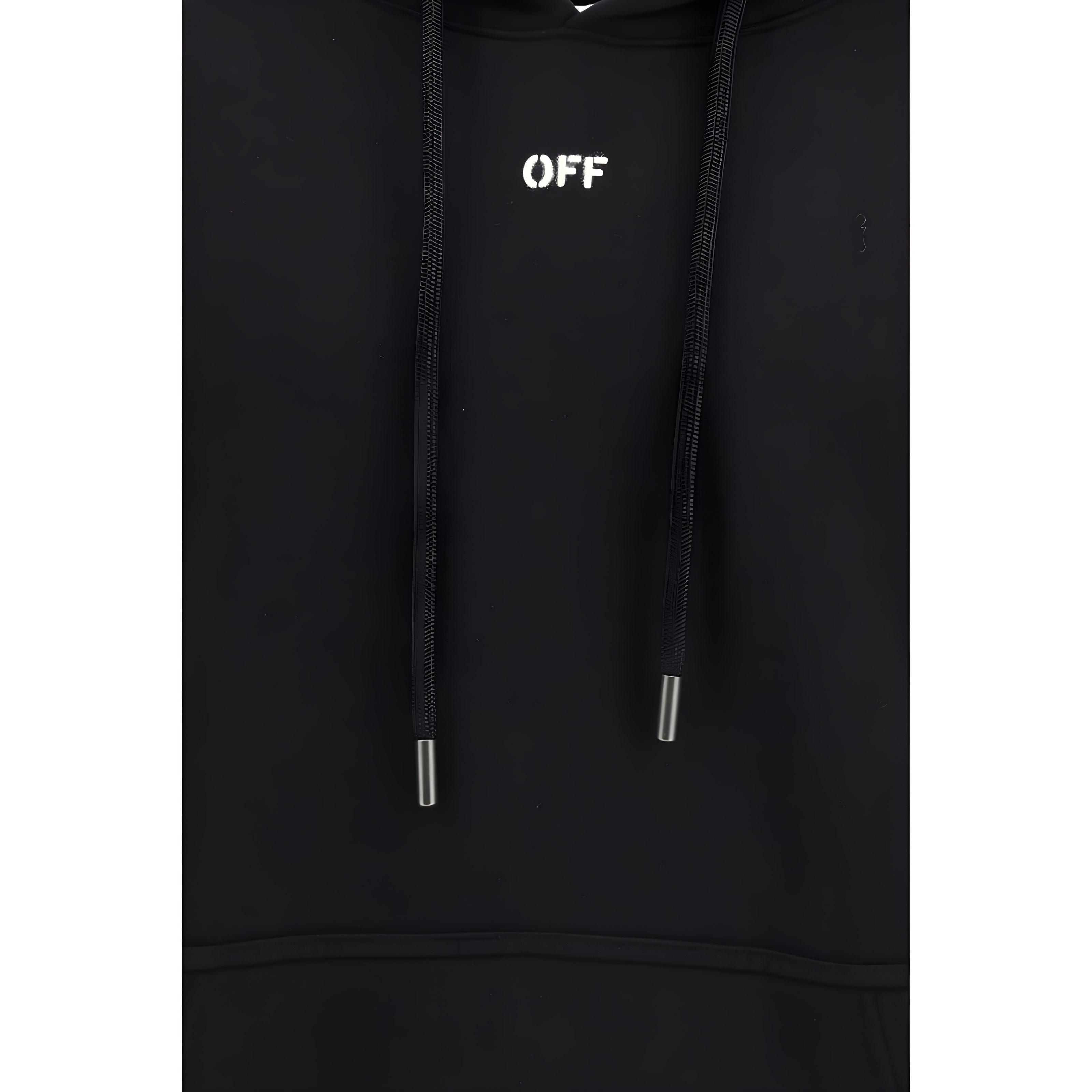 Off-White Black Cotton Sweatshirt