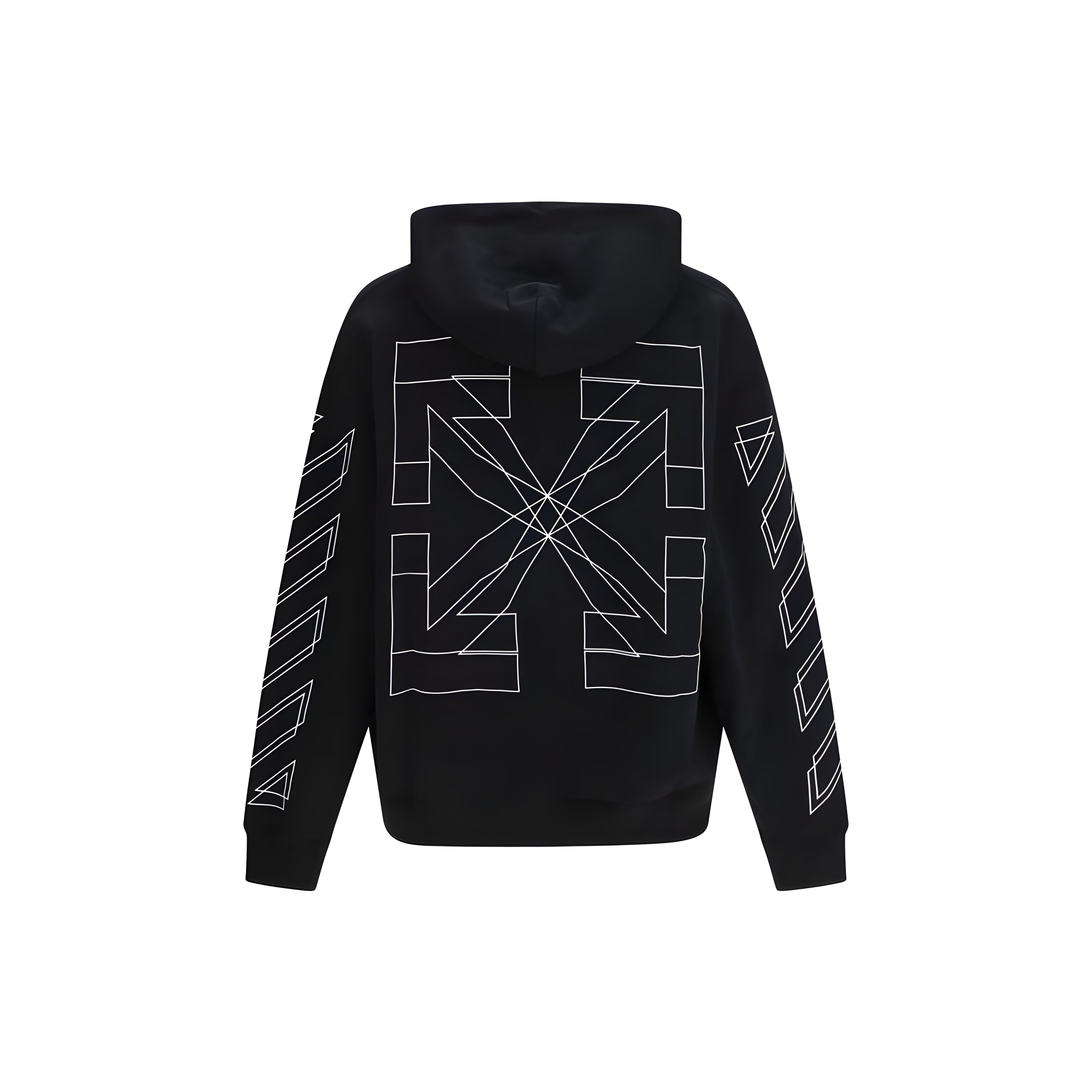 Off-White Black Cotton Sweatshirt