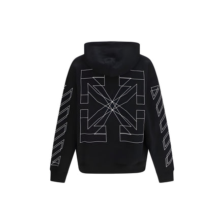 Off-White Black Cotton Sweatshirt