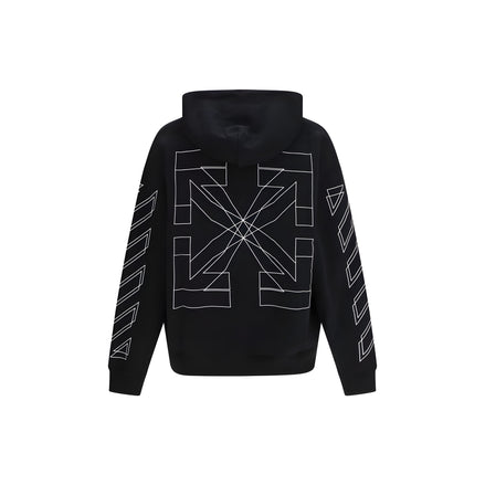 Off-White Black Cotton Sweatshirt