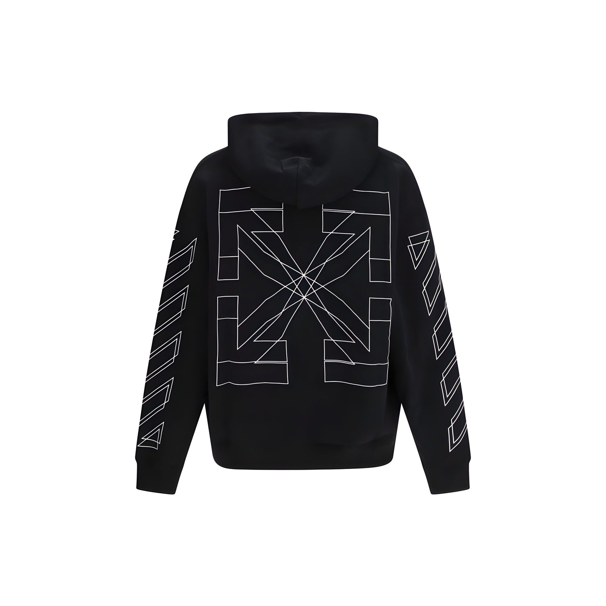 Off-White Black Cotton Sweatshirt