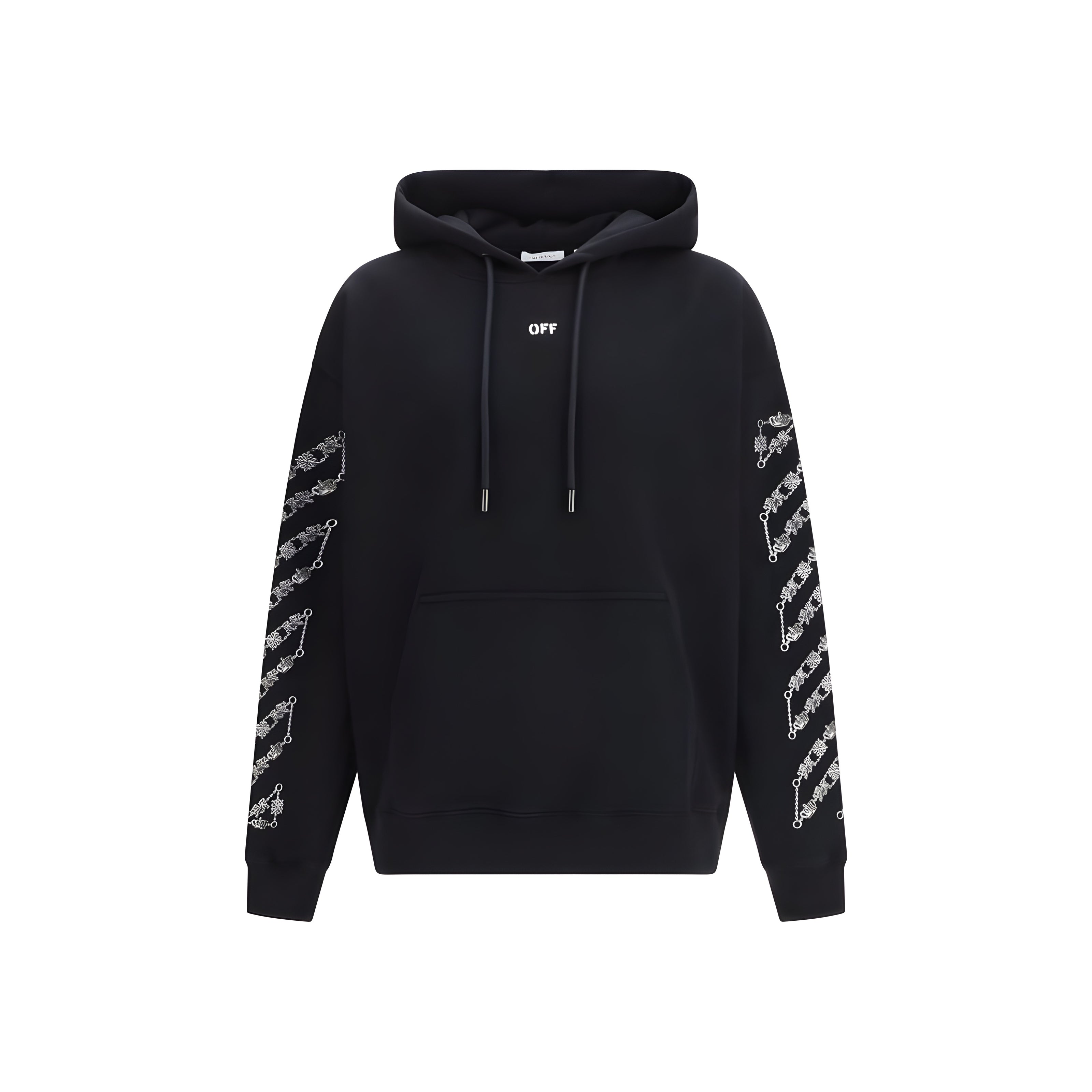 Off-White Black Cotton Sweatshirt