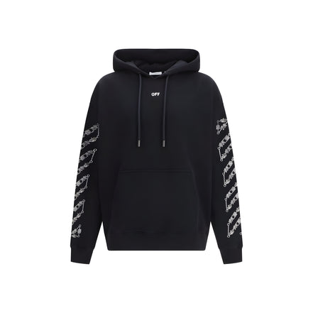 Off-White Black Cotton Sweatshirt