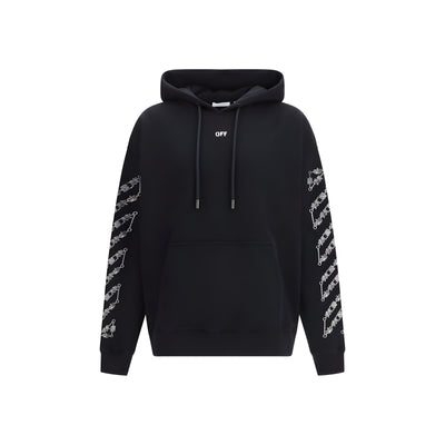 Off-White Black Cotton Sweatshirt