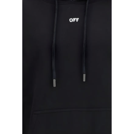 Off-White Black Cotton Sweatshirt