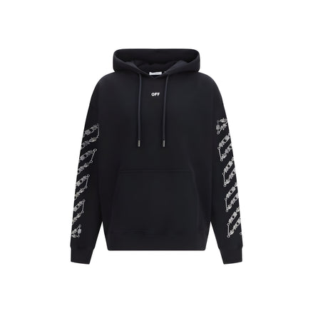 Hanorac negru din bumbac Off-White