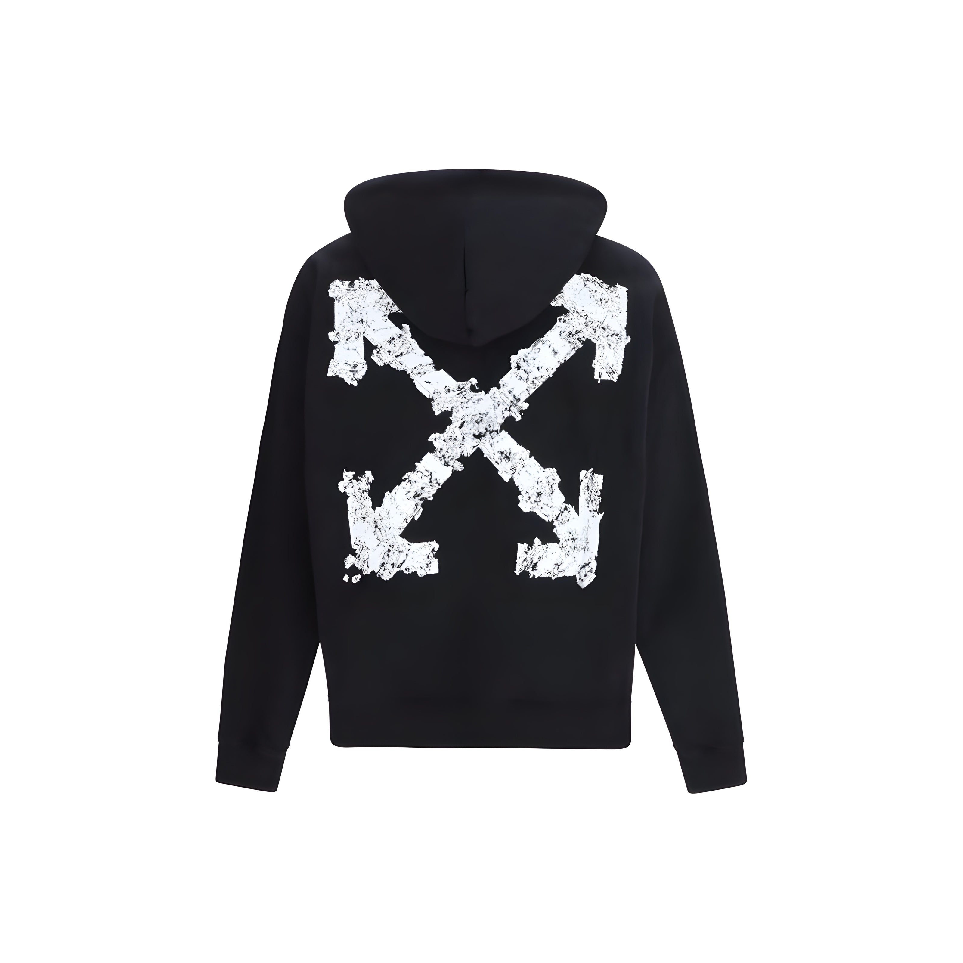 Off-White Black Cotton Sweatshirt