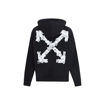 Off-White Black Cotton Sweatshirt
