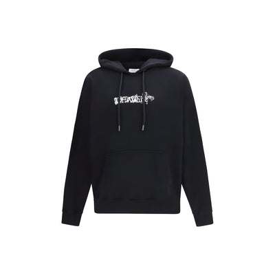Bluză de molton Off-White neagră din bumbac