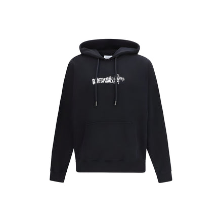 Bluză de molton Off-White neagră din bumbac