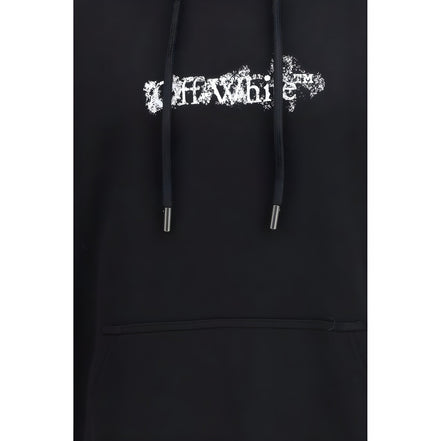 Off-White Black Cotton Sweatshirt