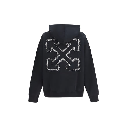 Bluză de molton Off-White neagră din bumbac