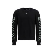 Off-White Black Cotton Sweatshirt
