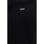 Off-White Black Cotton Sweatshirt