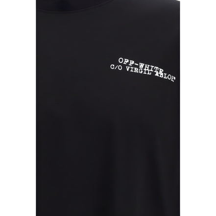 Off-White Black Cotton T-Shirt