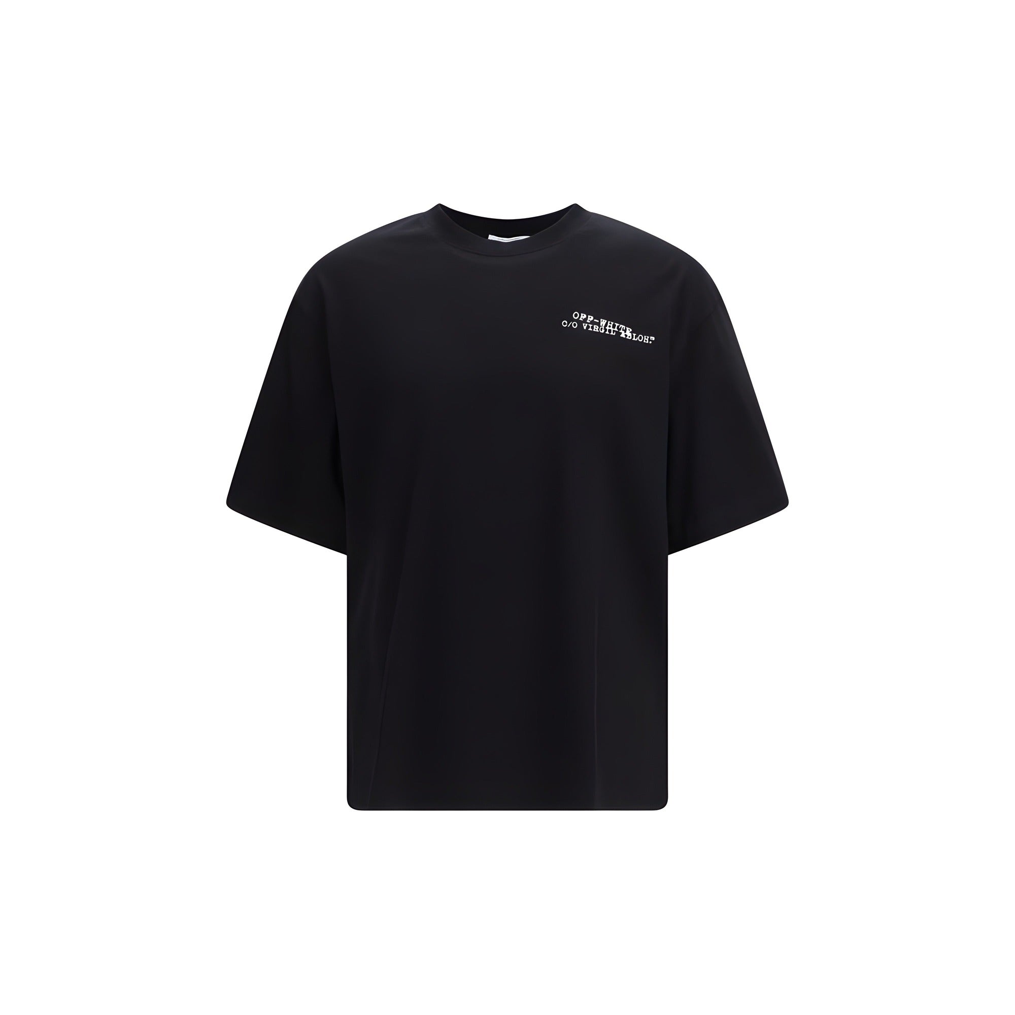 Off-White Black Cotton T-Shirt