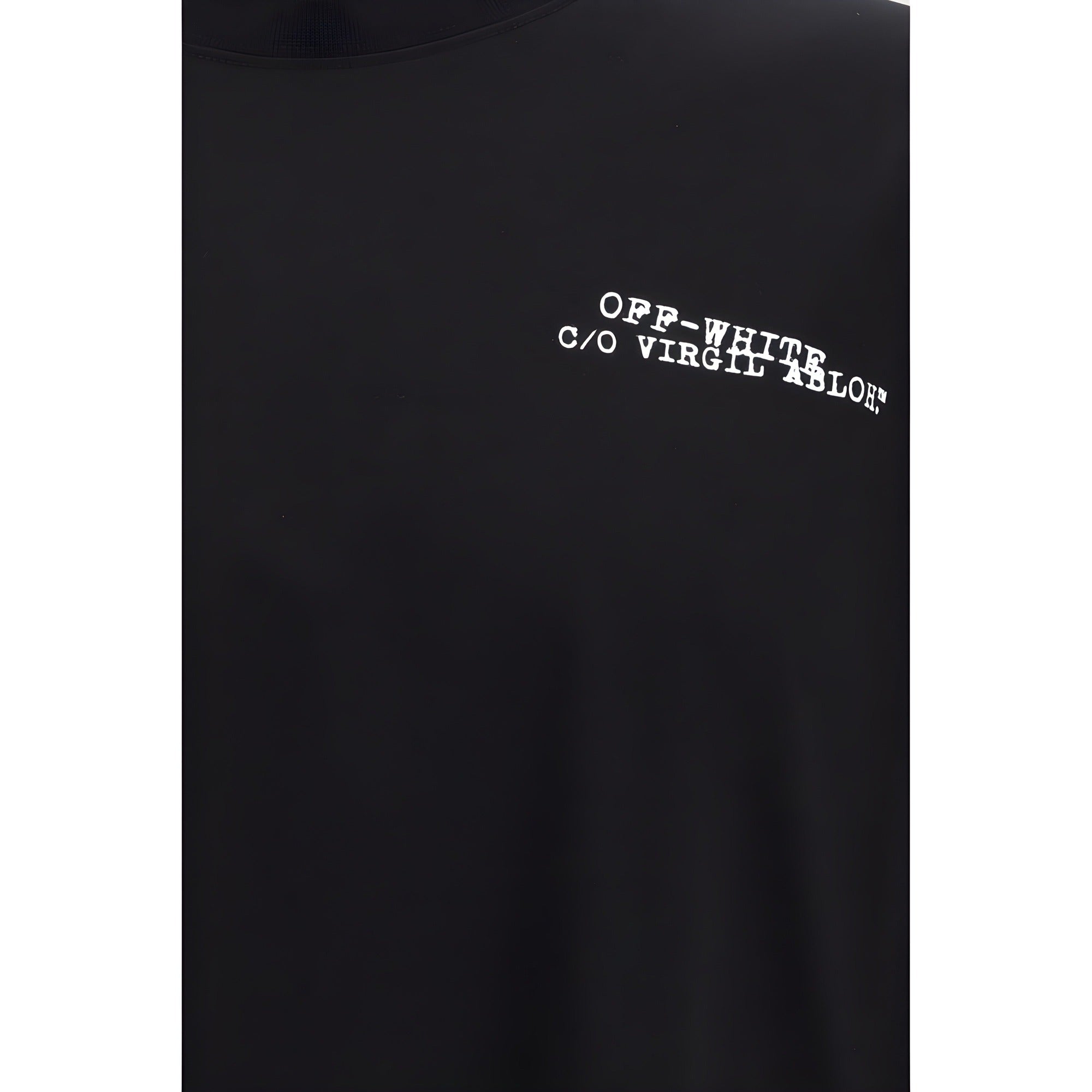 Off-White Black Cotton T-Shirt