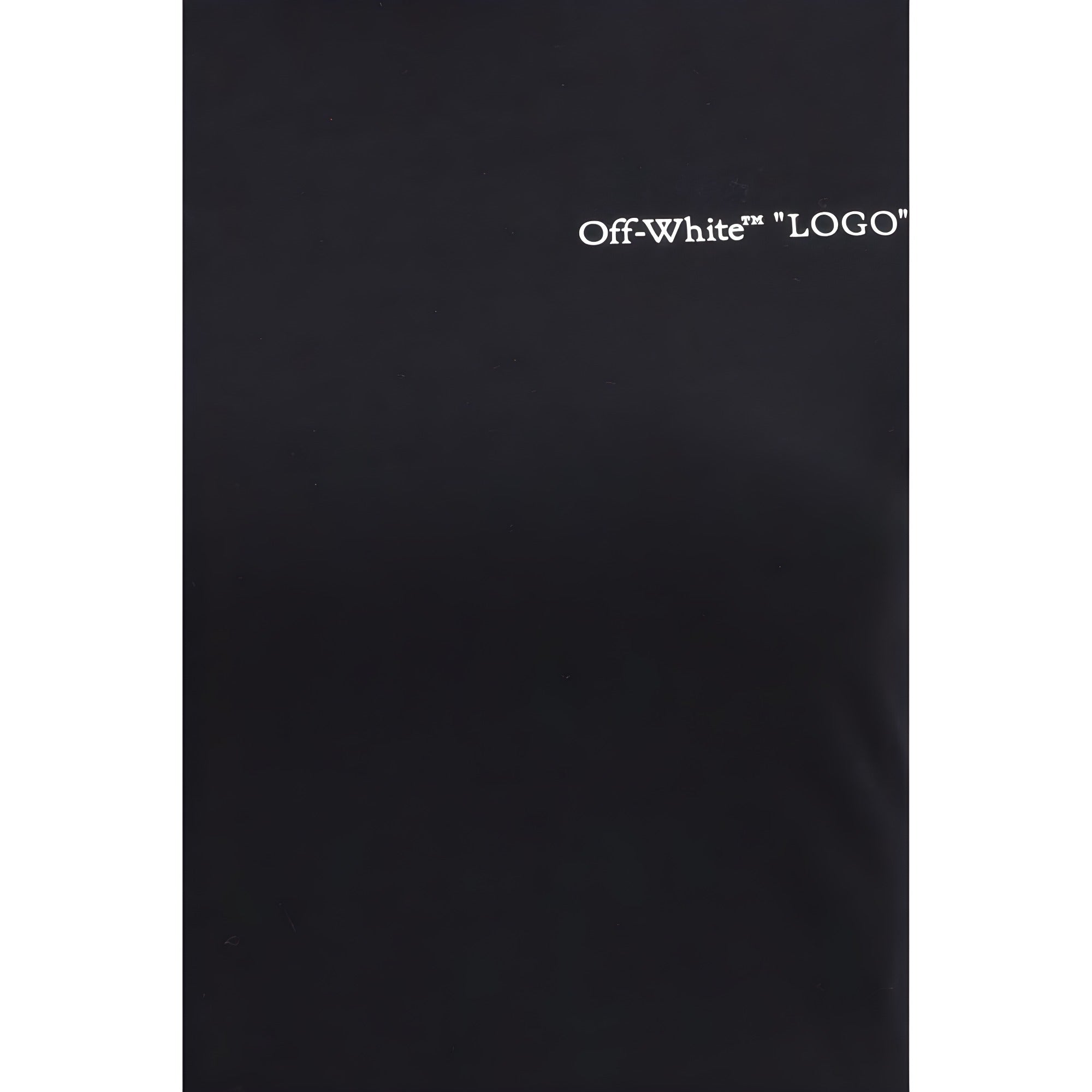 Off-White Black Cotton T-Shirt