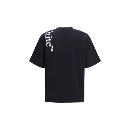 Tricou Off-White negru din bumbac