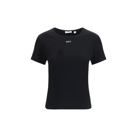 Tricou Off-White negru din bumbac Off Stamp