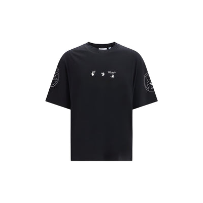 Tricou Off-White negru din bumbac