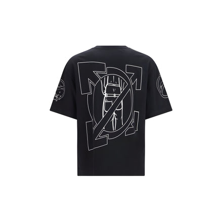 Tricou Off-White negru din bumbac
