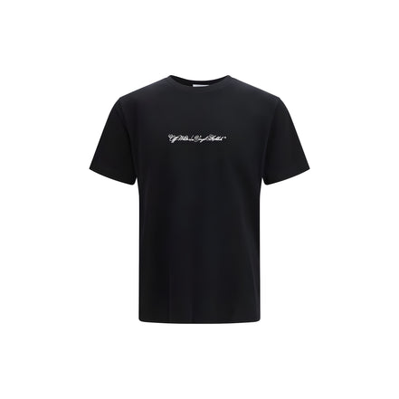 Tricou Off-White negru din bumbac