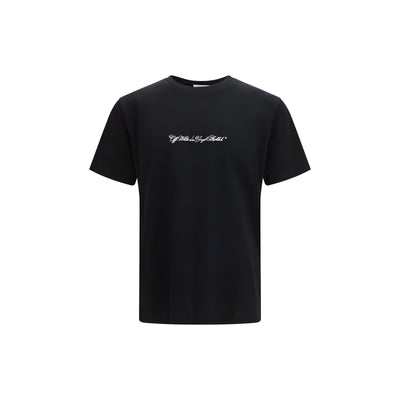 Tricou Off-White negru din bumbac