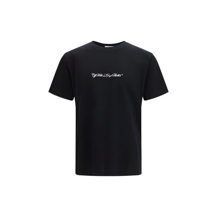 Tricou Off-White negru din bumbac