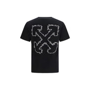 Tricou Off-White negru din bumbac