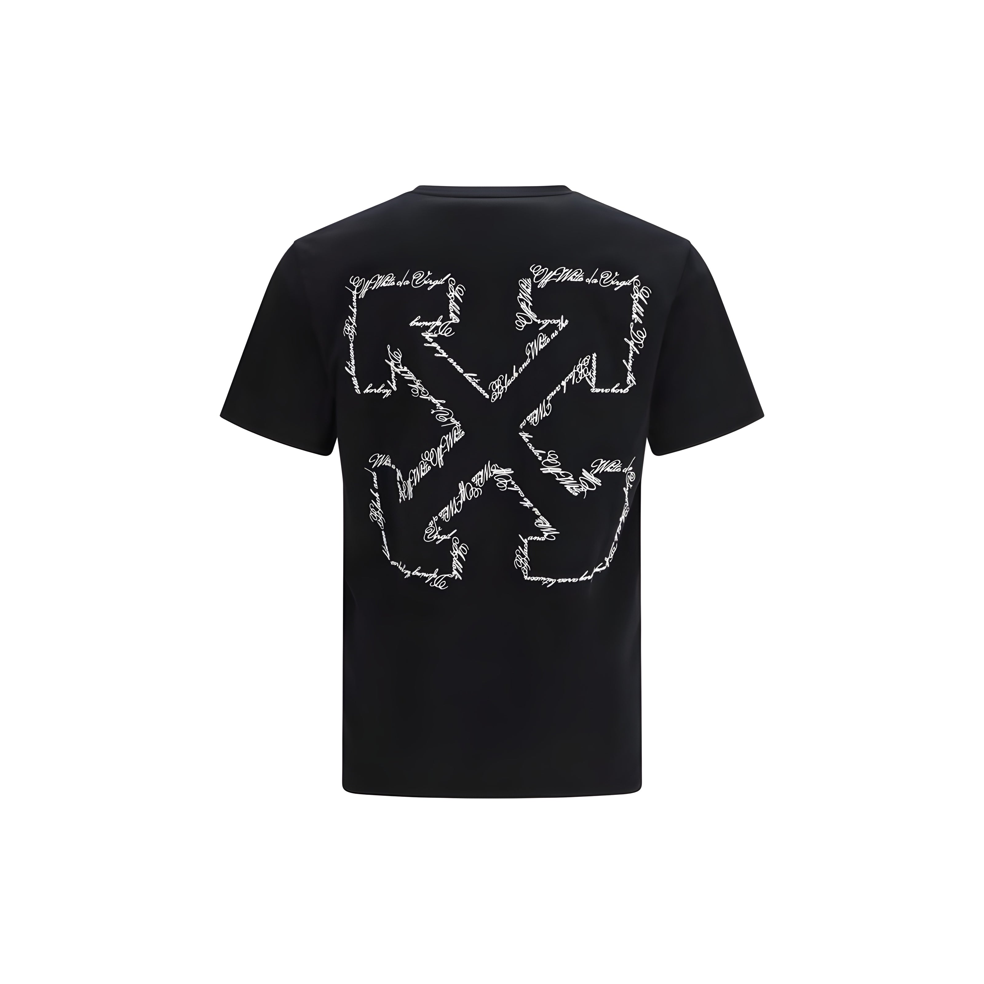 Tricou Off-White negru din bumbac