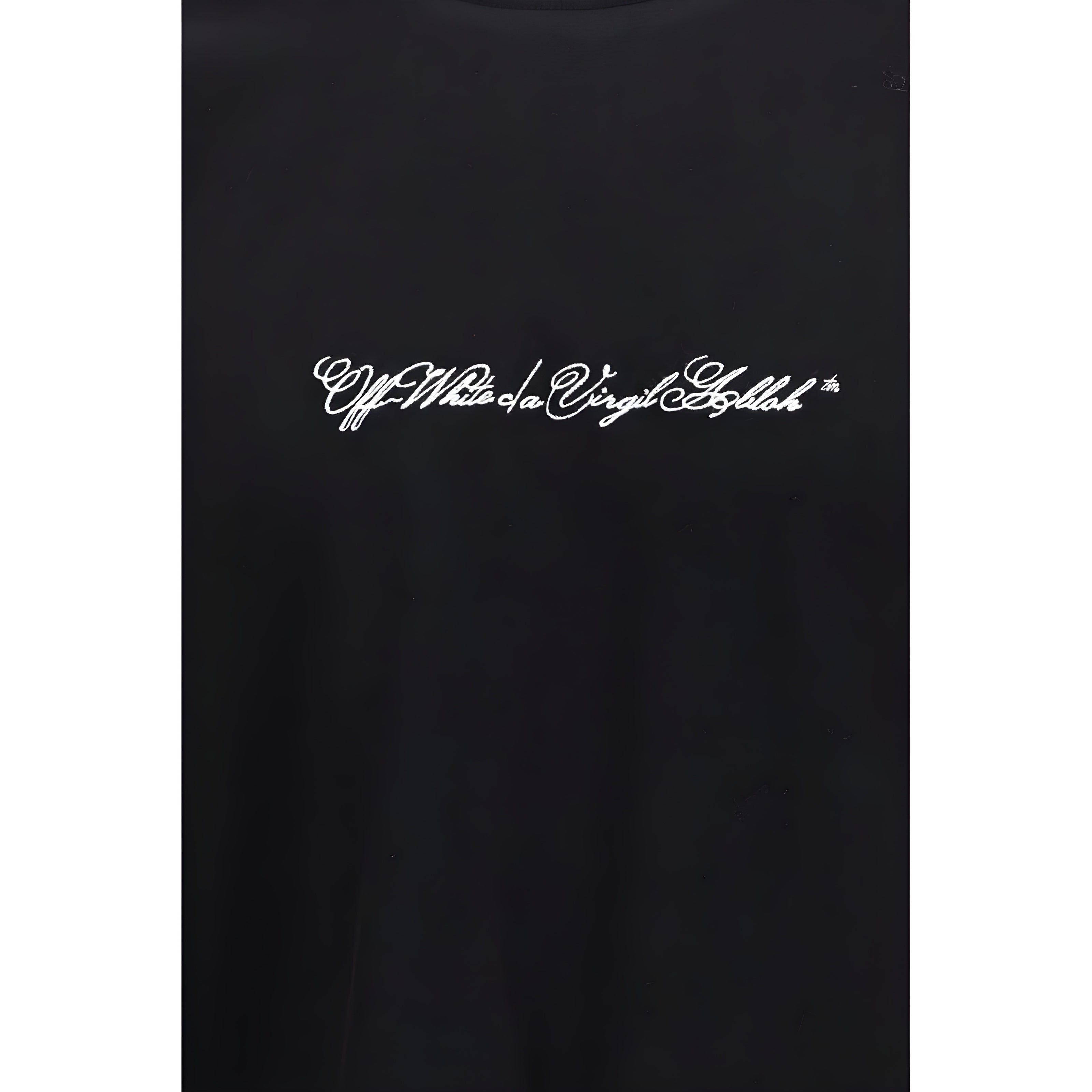 Tricou Off-White negru din bumbac