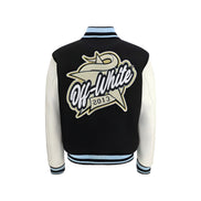 Off-White Black Wool Bomber Jacket