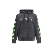 Off-White Hanorac Gri din Bumbac