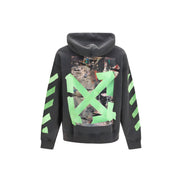 Off-White Hanorac Gri din Bumbac