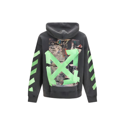 Off-White Gray Cotton Sweatshirt