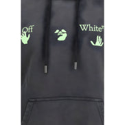 Off-White Hanorac Gri din Bumbac