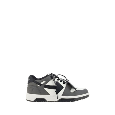 Sneakers Off-White multicolori din piele